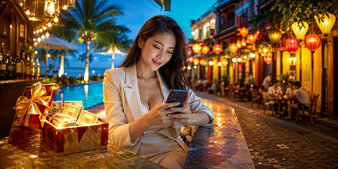 Không gian casino trực tuyến giúp minh họa cách đọc điều kiện nhận thưởng